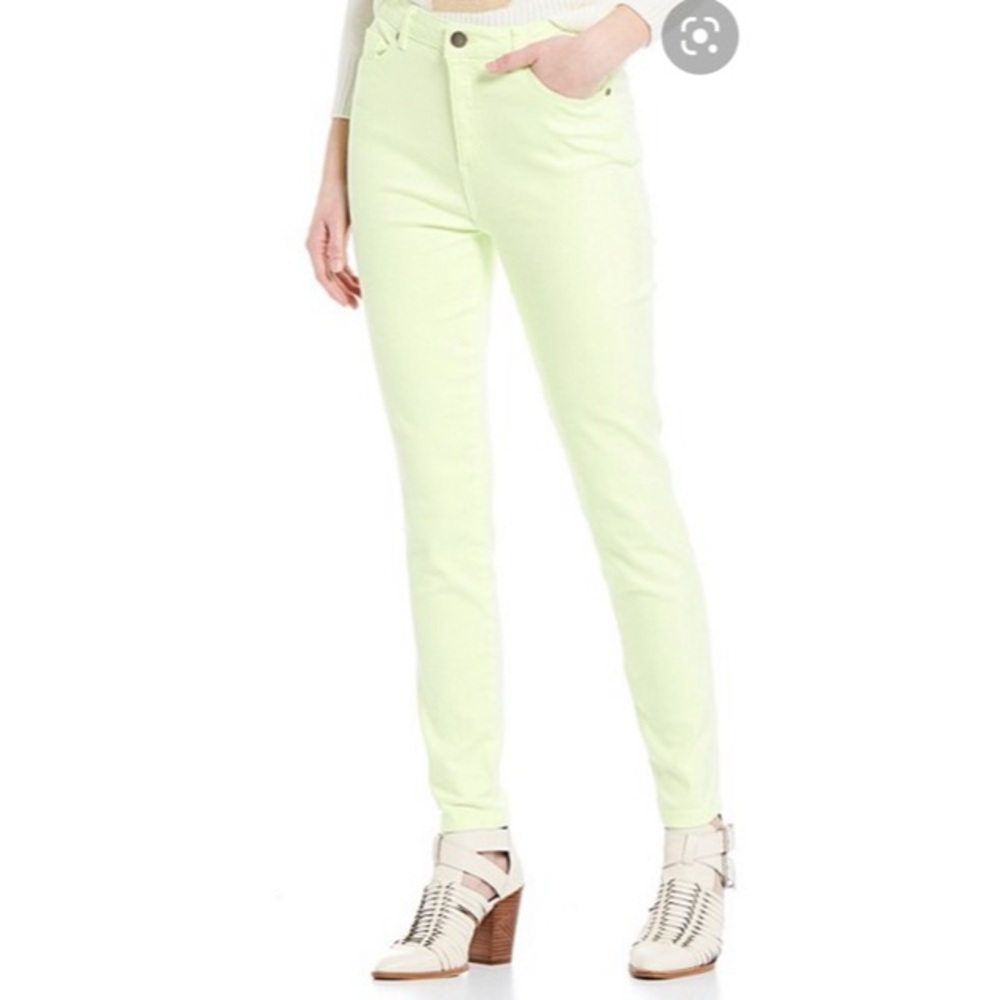 Neon High Rise Skinny Jeans